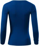 Γυναικείο μπλουζάκι με μακριά μανίκια, μπλε ρουά