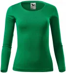 Γυναικείο μπλουζάκι με μακριά μανίκια, πράσινο γρασίδι