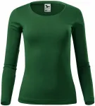 Γυναικείο μπλουζάκι με μακριά μανίκια, πράσινο μπουκάλι