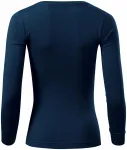 Γυναικείο μπλουζάκι με μακριά μανίκια, σκούρο μπλε