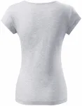 Γυναικείο μπλουζάκι με πολύ κοντά μανίκια, ανοιχτό γκρι μάρμαρο