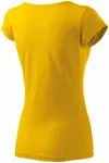 Γυναικείο μπλουζάκι με πολύ κοντά μανίκια, κίτρινος