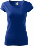 Γυναικείο μπλουζάκι με πολύ κοντά μανίκια, μπλε ρουά