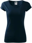 Γυναικείο μπλουζάκι με πολύ κοντά μανίκια, σκούρο μπλε