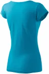 Γυναικείο μπλουζάκι με πολύ κοντά μανίκια, τουρκουάζ