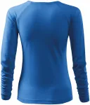 Γυναικείο μπλουζάκι που κλείνει, V-λαιμόκοψη, γαλάζιο