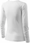 Γυναικείο μπλουζάκι που κλείνει, V-λαιμόκοψη, λευκό