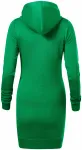 Γυναικείο φόρεμα φούτερ, πράσινο γρασίδι