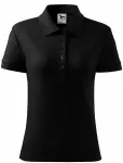Γυναικείο πουκάμισο πόλο, μαύρος
