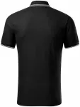 Κλασικό ανδρικό μπλουζάκι πόλο, μαύρος