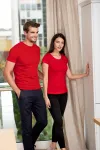 Ανδρικό μοντέρνο μπλουζάκι | Γυναικεία μπλούζα με λεπτή εφαρμογή και στρογγυλή λαιμόκοψη