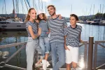 Μπλουζάκι σε στυλ ναυτικού | Γυναικείο ναυτικό μπλουζάκι | Παιδικό μπλουζάκι ναυτικού