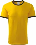 Μπλουζάκι αντίθεσης Unisex, κίτρινος