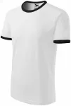 Μπλουζάκι αντίθεσης Unisex, λευκό