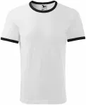 Μπλουζάκι αντίθεσης Unisex, λευκό