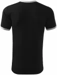 Μπλουζάκι αντίθεσης Unisex, μαύρος