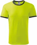 Μπλουζάκι αντίθεσης Unisex, πράσινο ασβέστη