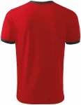 Μπλουζάκι αντίθεσης Unisex, το κόκκινο