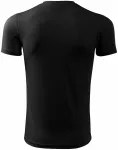 Μπλουζάκι με ασύμμετρο ντεκολτέ, μαύρος