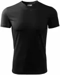 Μπλουζάκι με ασύμμετρο ντεκολτέ, μαύρος