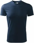 Μπλουζάκι με ασύμμετρο ντεκολτέ, σκούρο μπλε