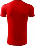 Μπλουζάκι με ασύμμετρο ντεκολτέ, το κόκκινο