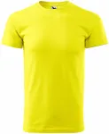 Μπλουζάκι Unisex υψηλότερου βάρους, λεμόνι κίτρινο