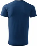 Μπλουζάκι Unisex υψηλότερου βάρους, μπλε μεσάνυχτα