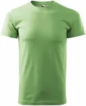 Μπλουζάκι Unisex υψηλότερου βάρους, πράσινο μπιζέλι