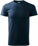Μπλουζάκι Unisex υψηλότερου βάρους, σκούρο μπλε