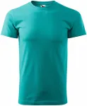 Μπλουζάκι Unisex υψηλότερου βάρους, σμαραγδί πράσινο