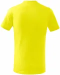 Παιδικό απλό μπλουζάκι, λεμόνι κίτρινο