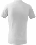 Παιδικό απλό μπλουζάκι, λευκό