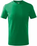 Παιδικό απλό μπλουζάκι, πράσινο γρασίδι